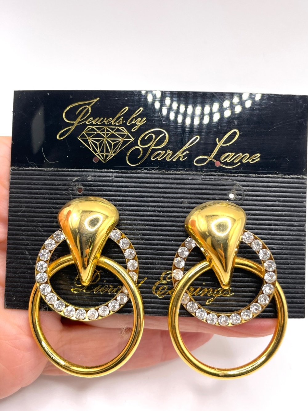 Vintage Jewels by Park Lane Pierced Door Knocker Earrings